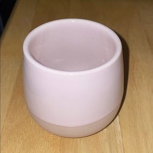 Cute pink ceramic planter